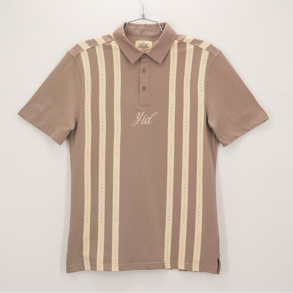 Yesterday Is Dead “Moniker” Striped Polo — Streetwear / Golf Style